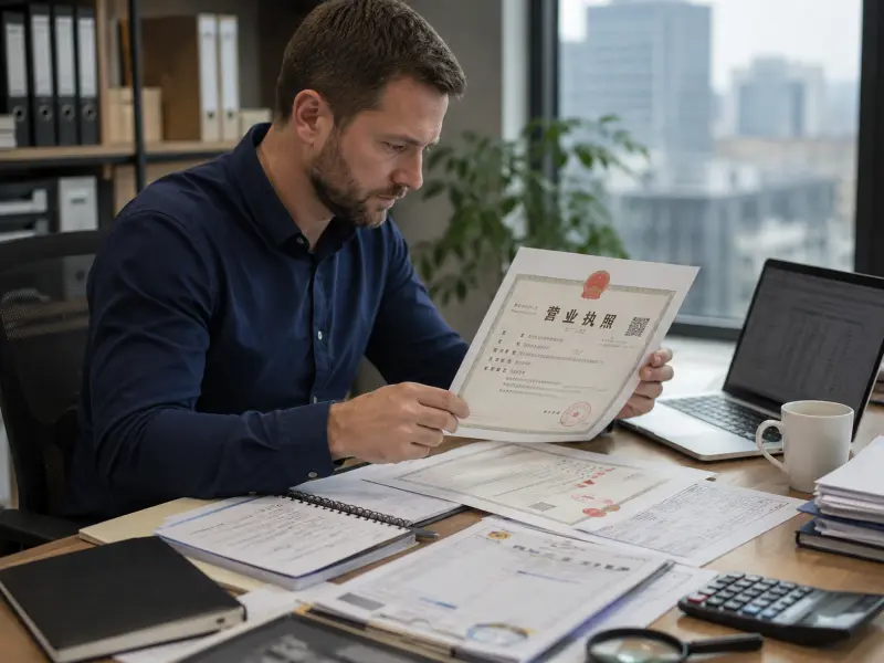 Chinese supplier verification documents and business licence review