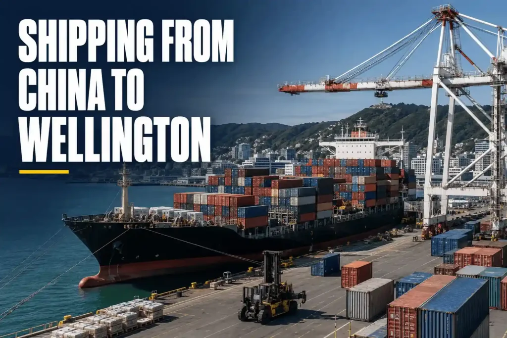 Shipping from China to Wellington through the commercial harbour