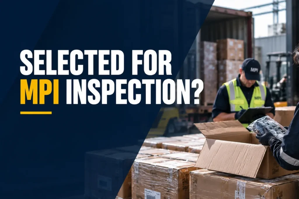 MPI inspection NZ: cartons being opened at a freight depot for biosecurity checks